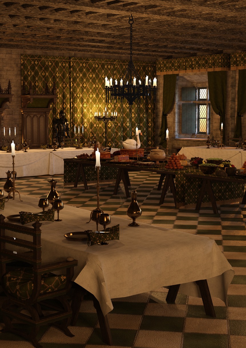 medieval banquet hall
