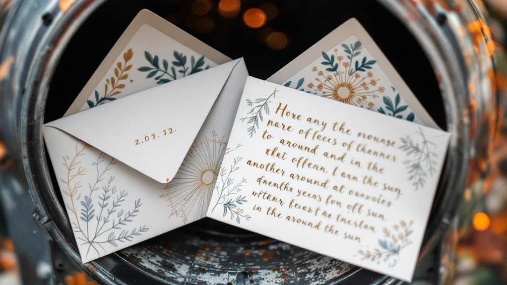 thoughtful invitation composition