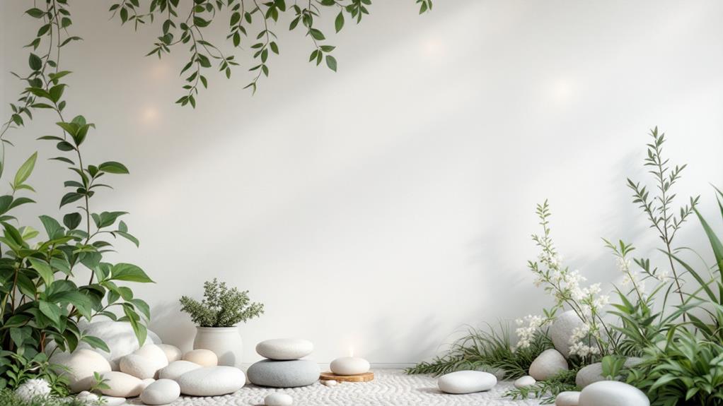 tranquil meditative rejuvenating harmonious