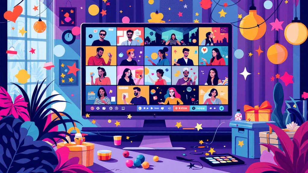 interactive virtual game organization