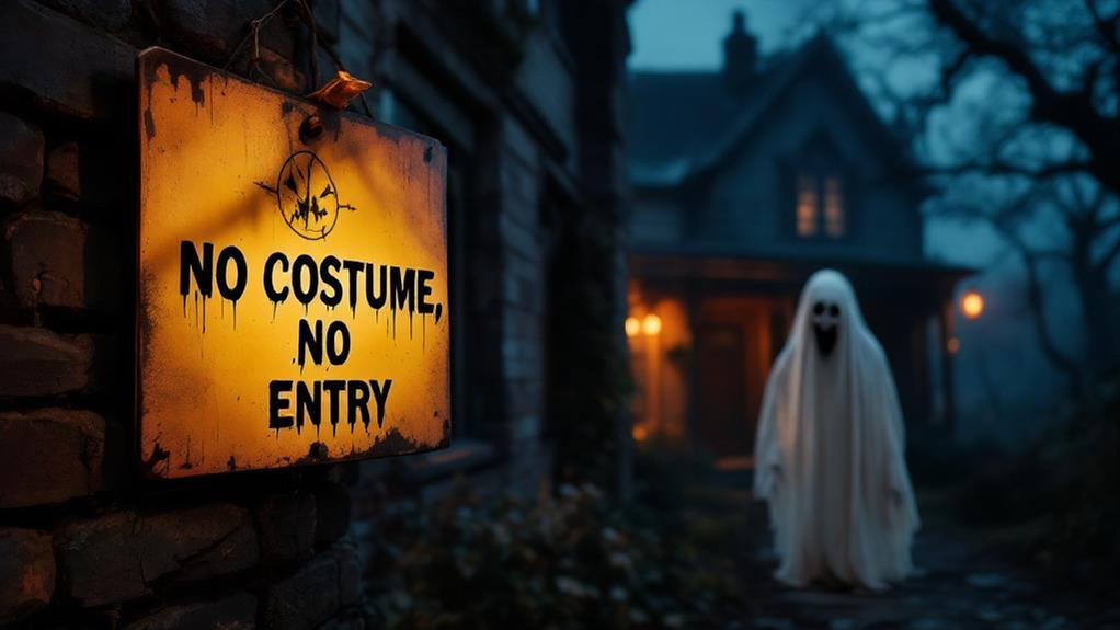 consequences for non costumed event attendees
