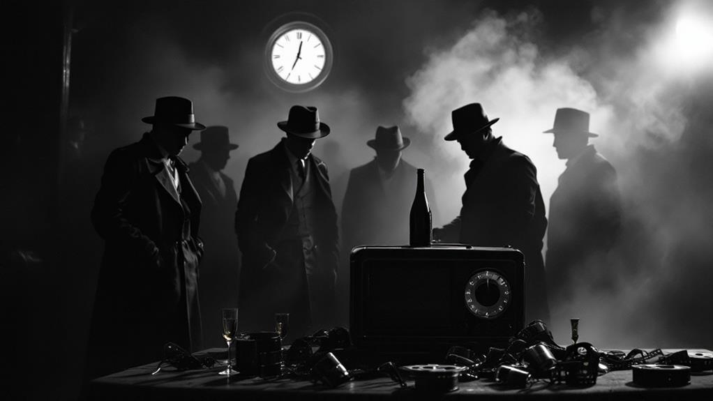 vintage heist noir film atmosphere