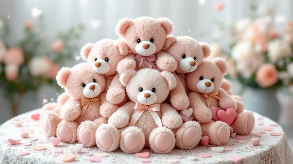 soft cuddly centerpiece decorations