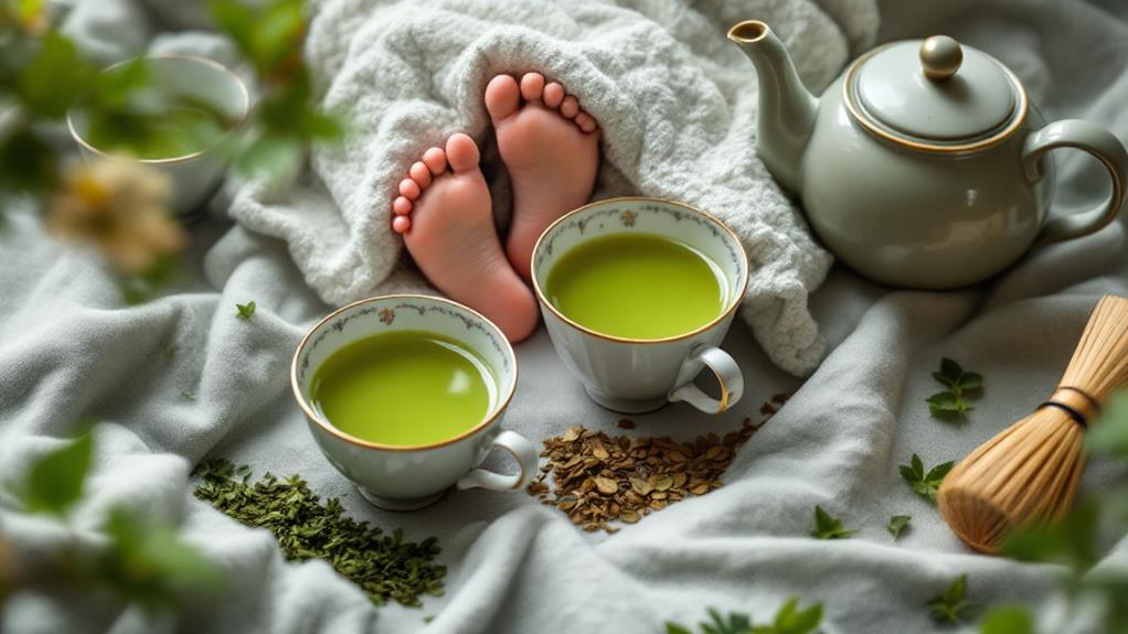 diverse tea leaf varieties