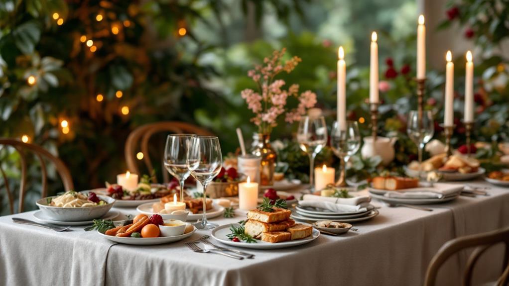 customizing catering menu details