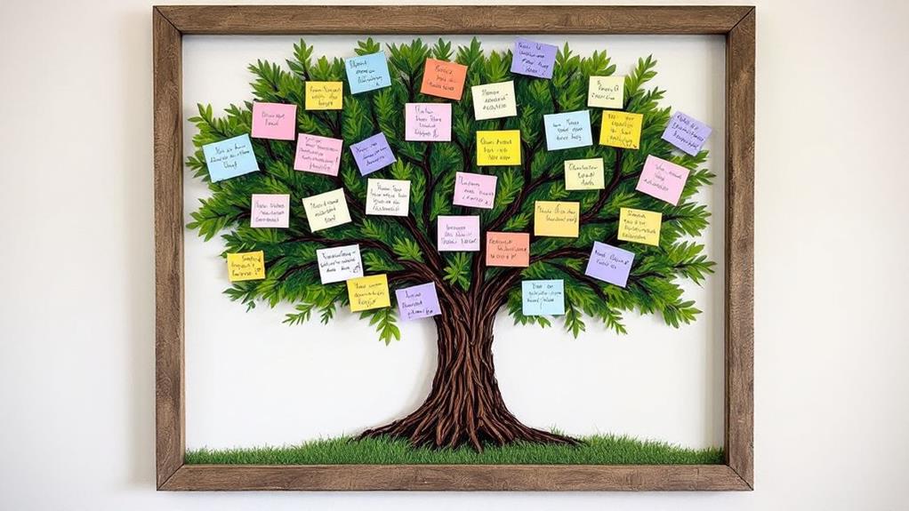 displaying the advice tree output providing counseling through graphical representation