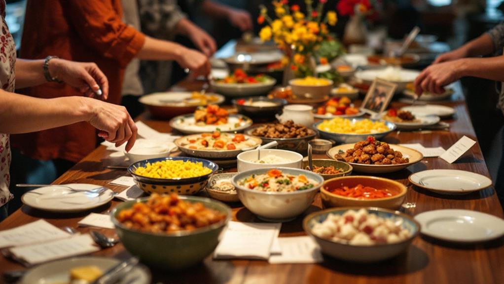 organizing the culinary provisions