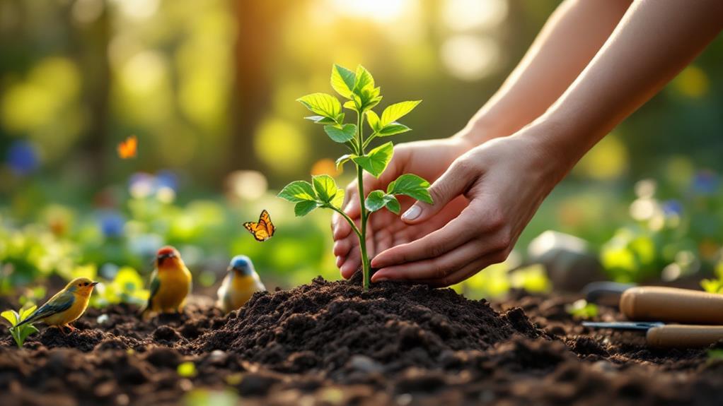 symbolic tree planting ceremony