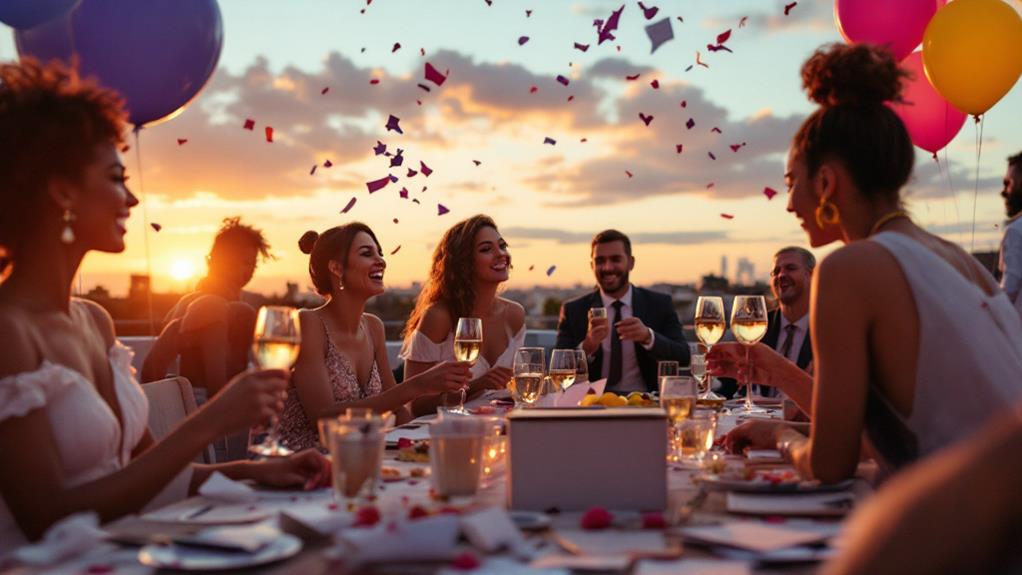 balancing celebration with charitable giving