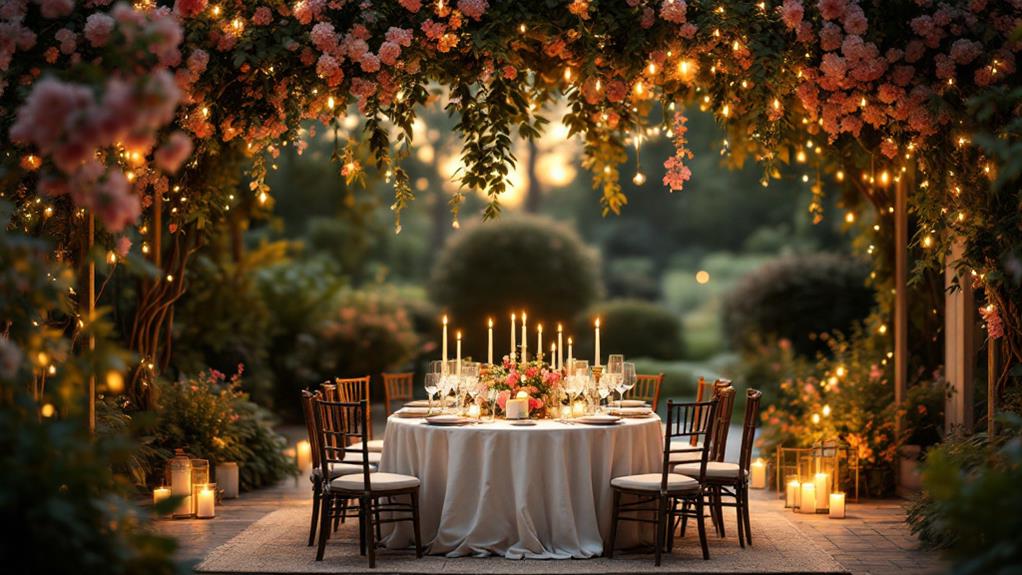 stylish alfresco culinary delight