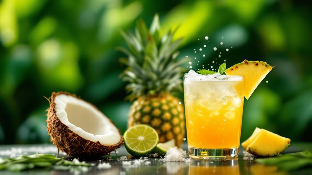tropical twist on classic cocktail