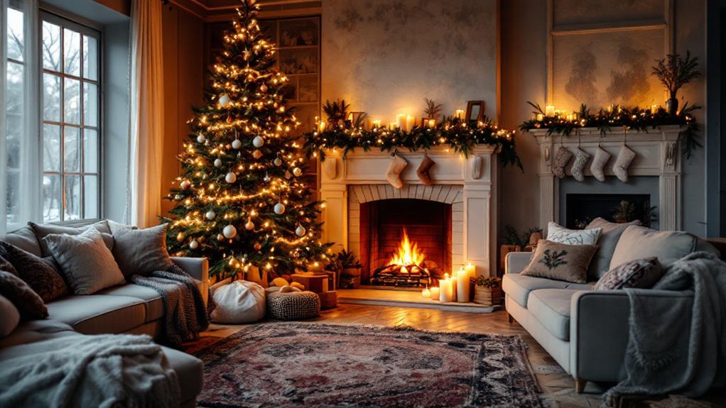 cozy cheerful bright celebratory