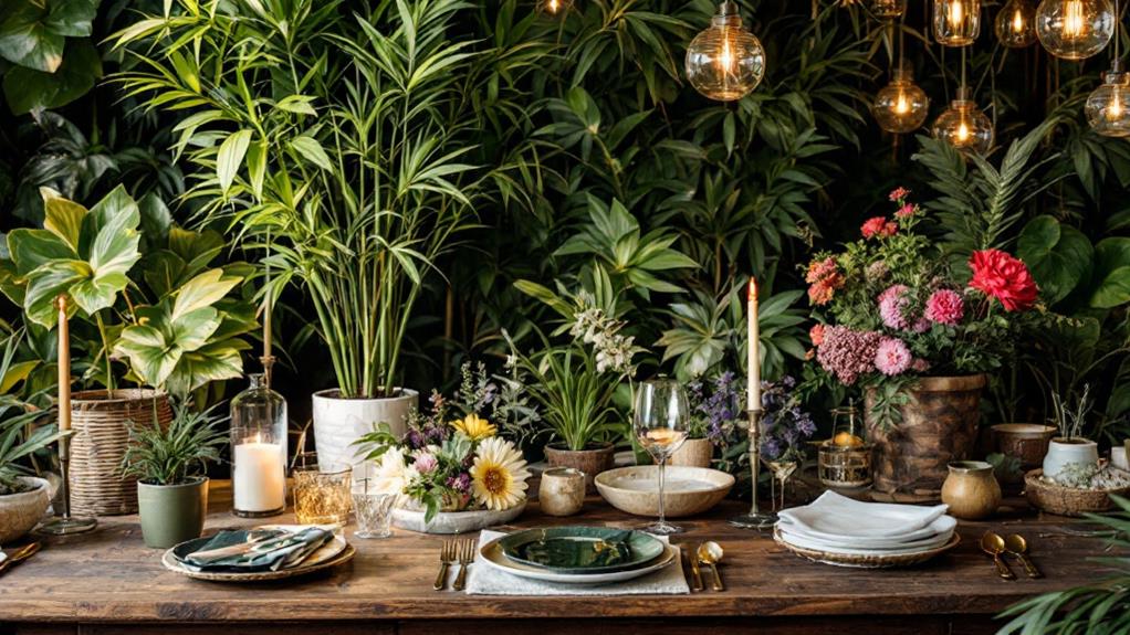 eco friendly celebrations with natural elements