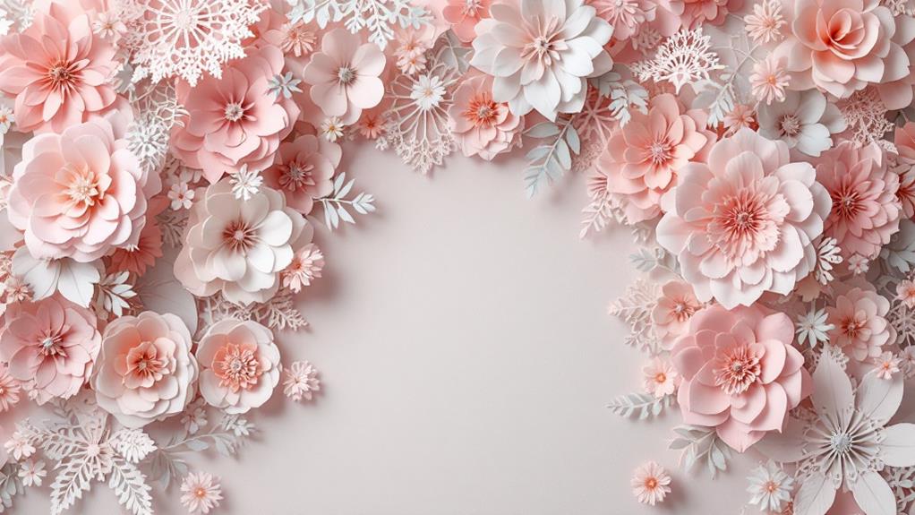 delicate paper banners cutouts