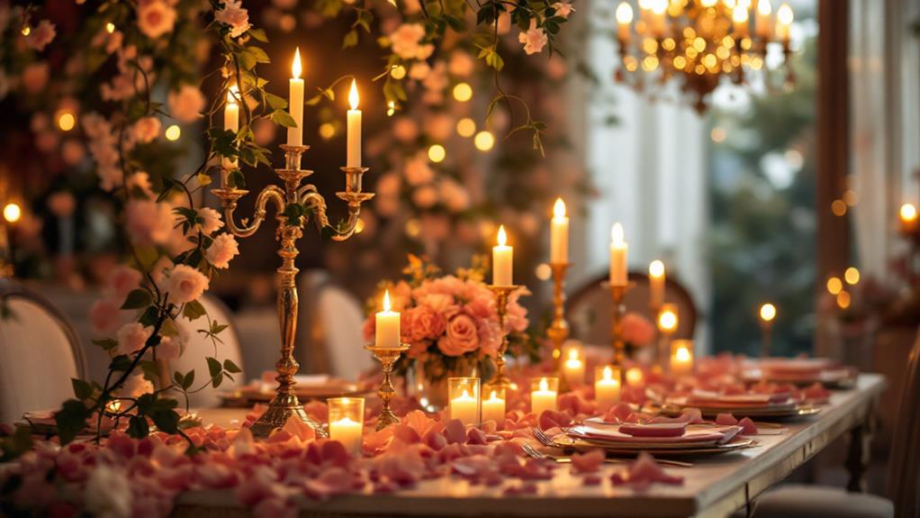 romantic lighting ambiance