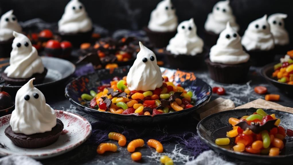 spooky halloween themed desserts