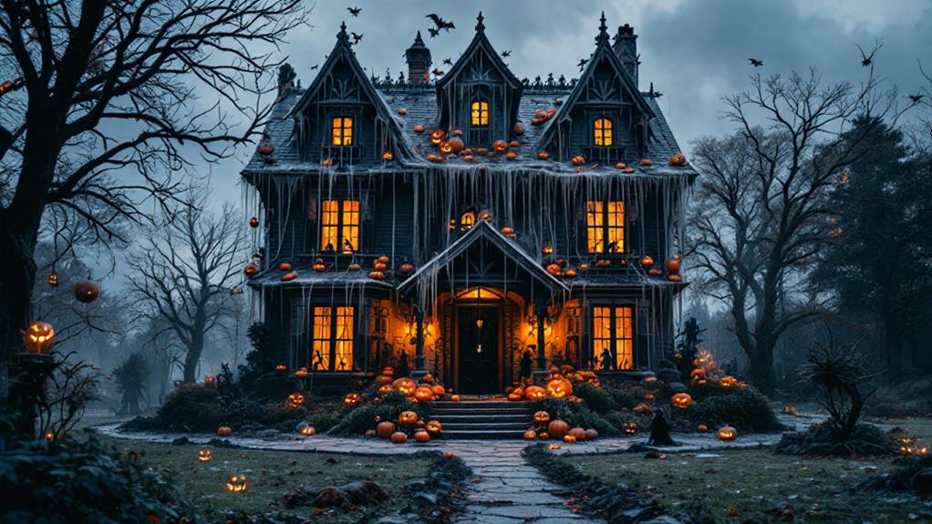 spooky seasonal decor enthusiasm