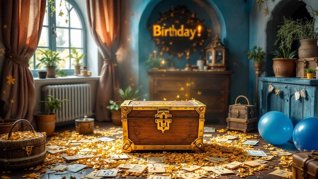 treasure hunt culminating in reveal