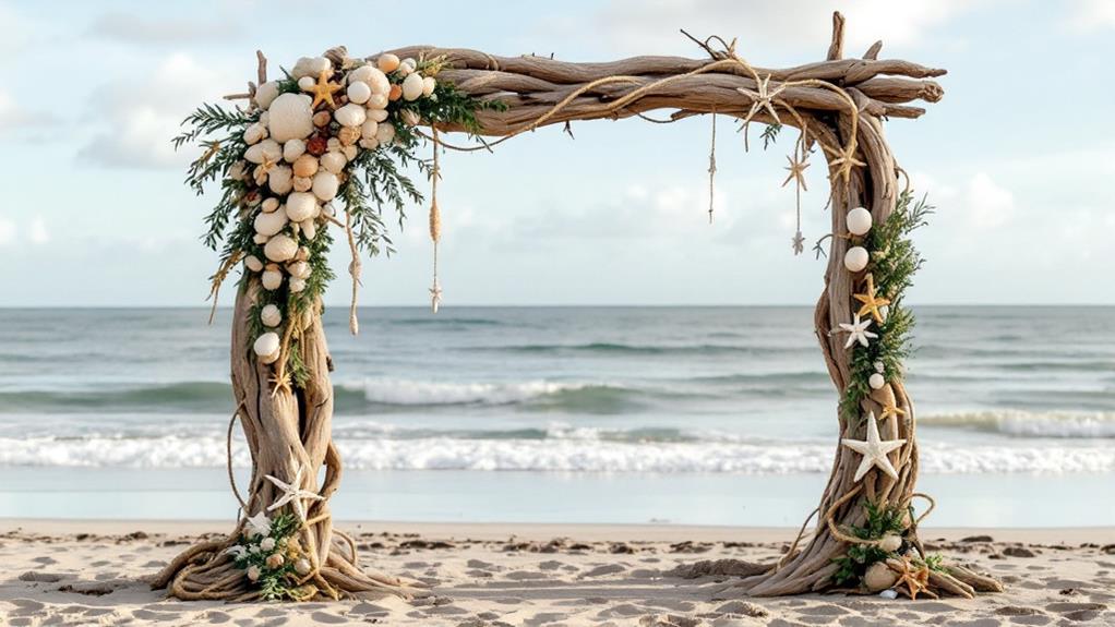 sea themed gender announcement signage