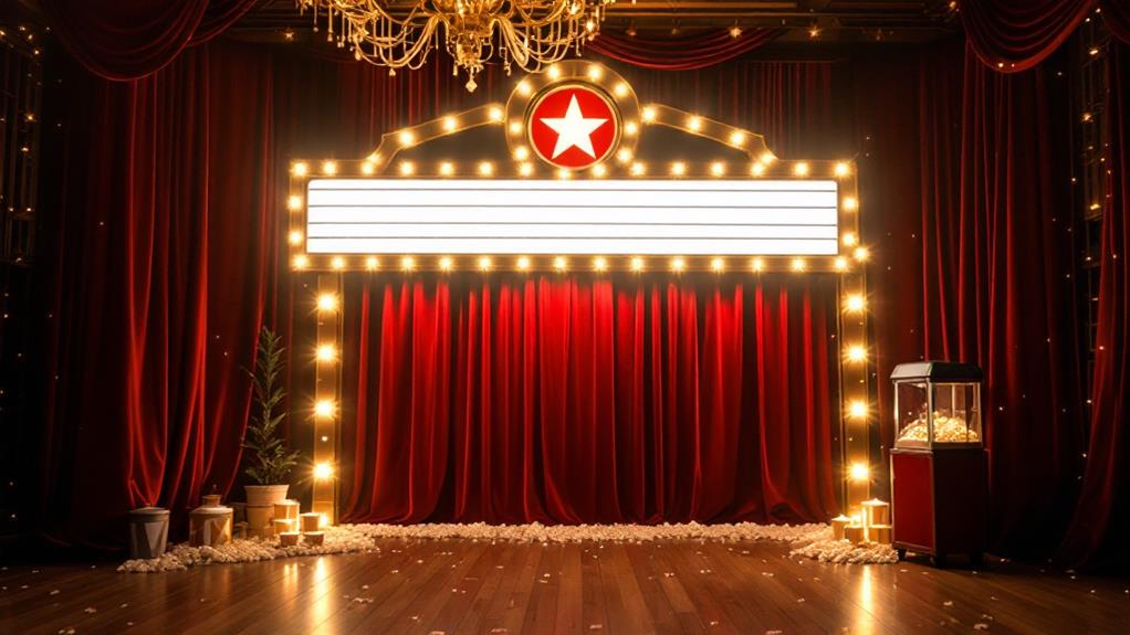 festive cinematic entertainment atmosphere