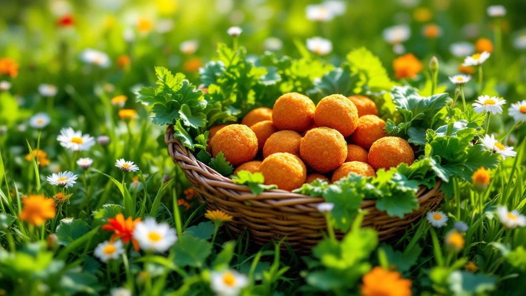delicious nutritious vegetarian falafel delight