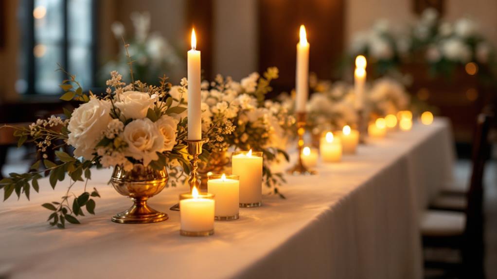 concealed communion candle presentations