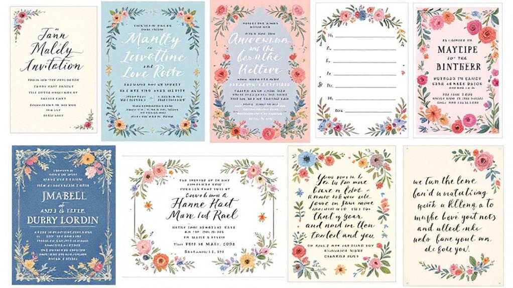 invitation format selection considerations