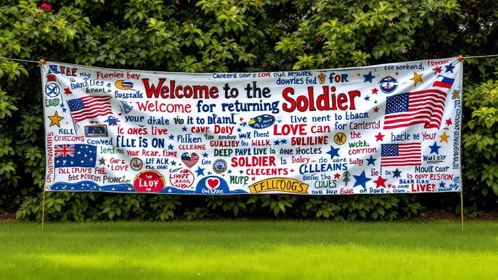 welcome home banner display