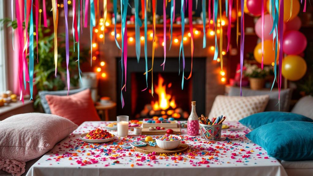 festive decor for celebratory mood