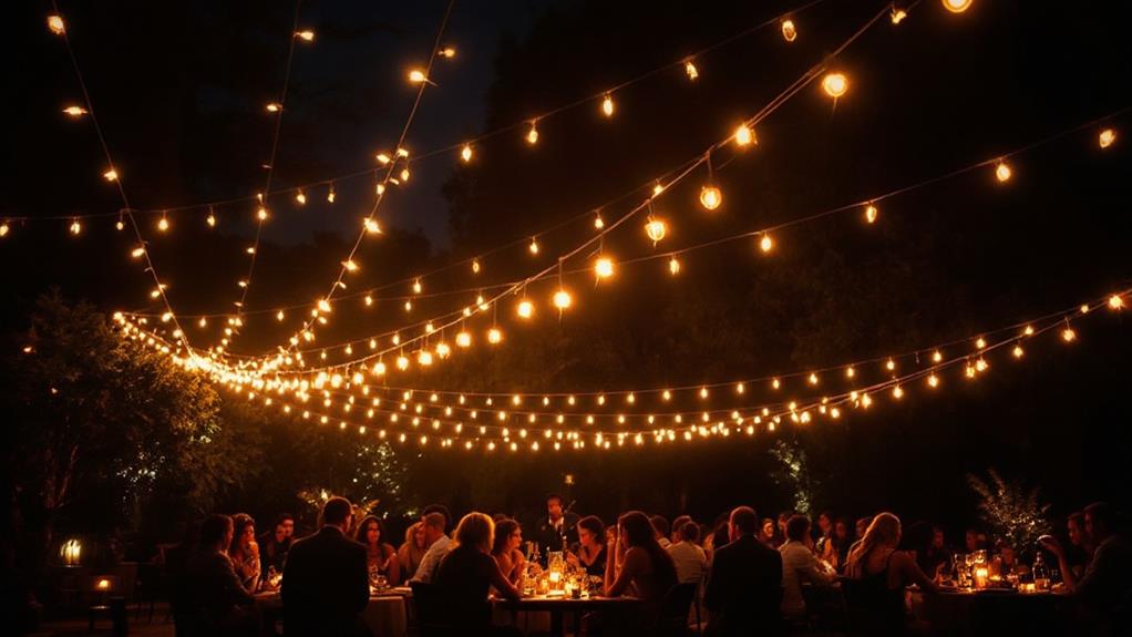 illuminating artistic string light displays