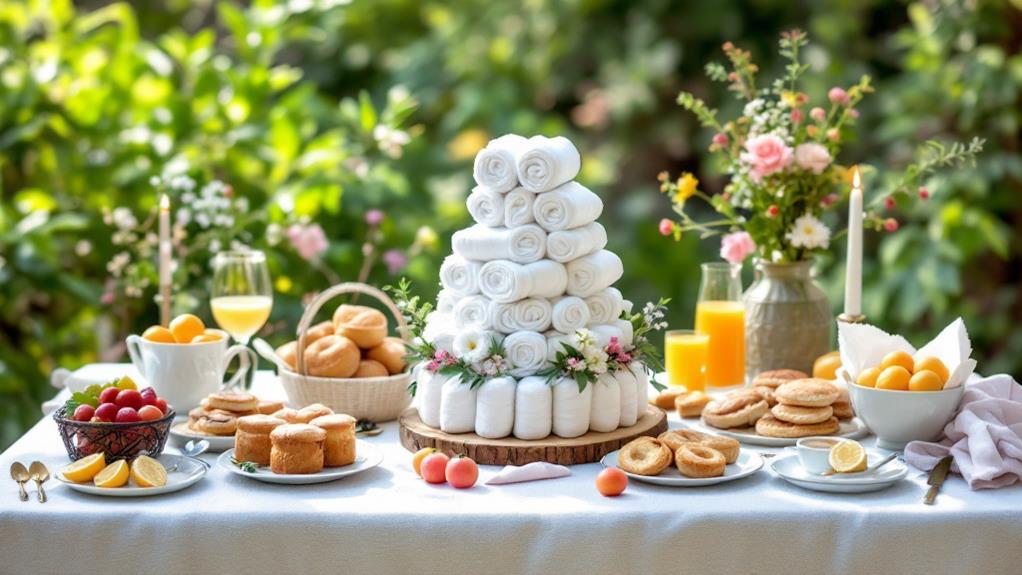 diaper shower brunch organization needed