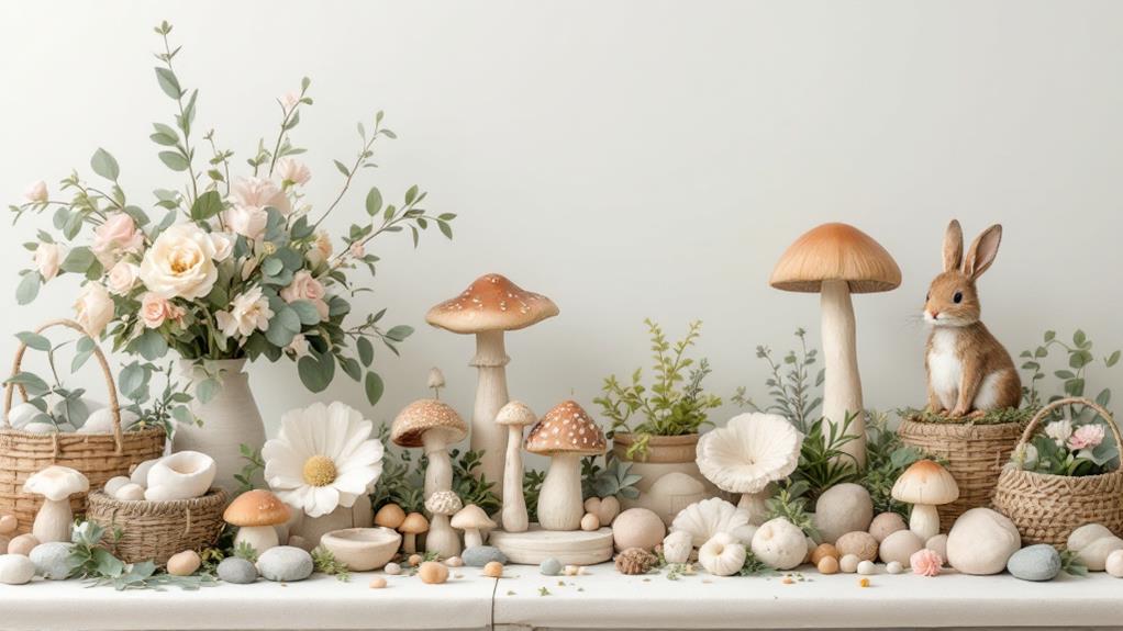earthy organic floral arrangements