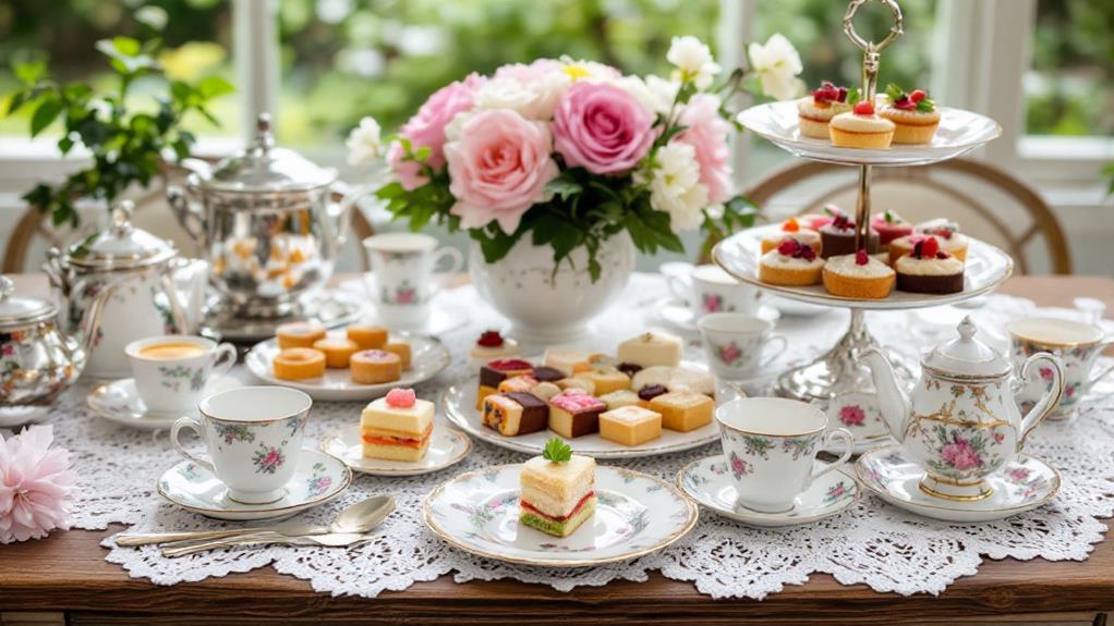 elegant refined afternoon tea offerings