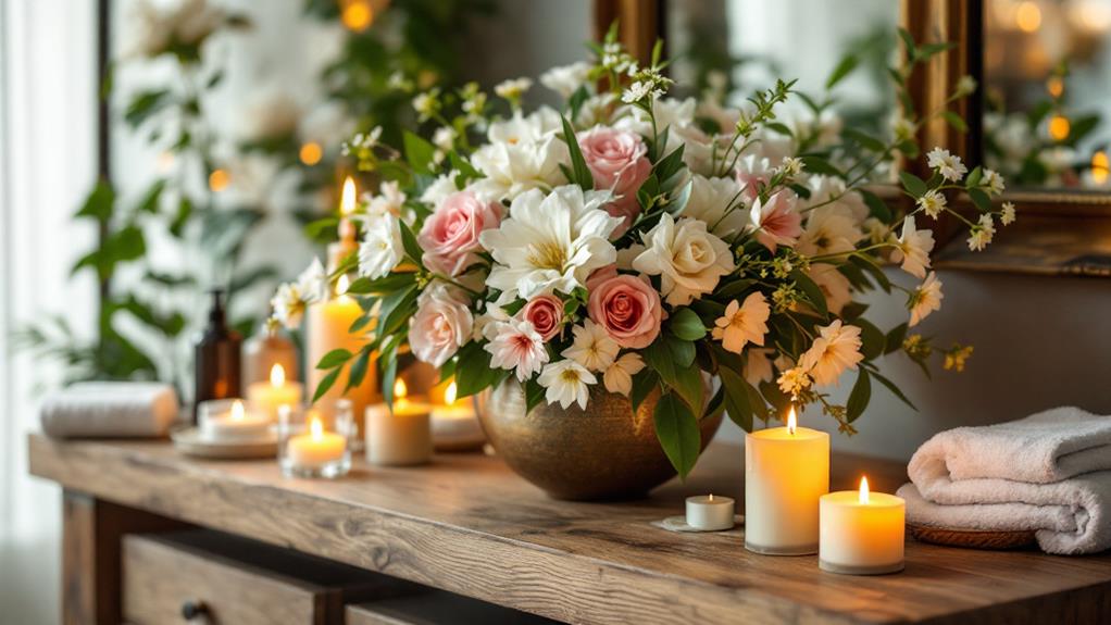 tranquil cozy decor evokes serenity