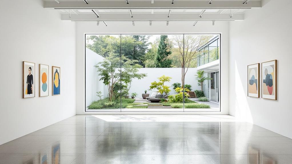 curated gallery event space