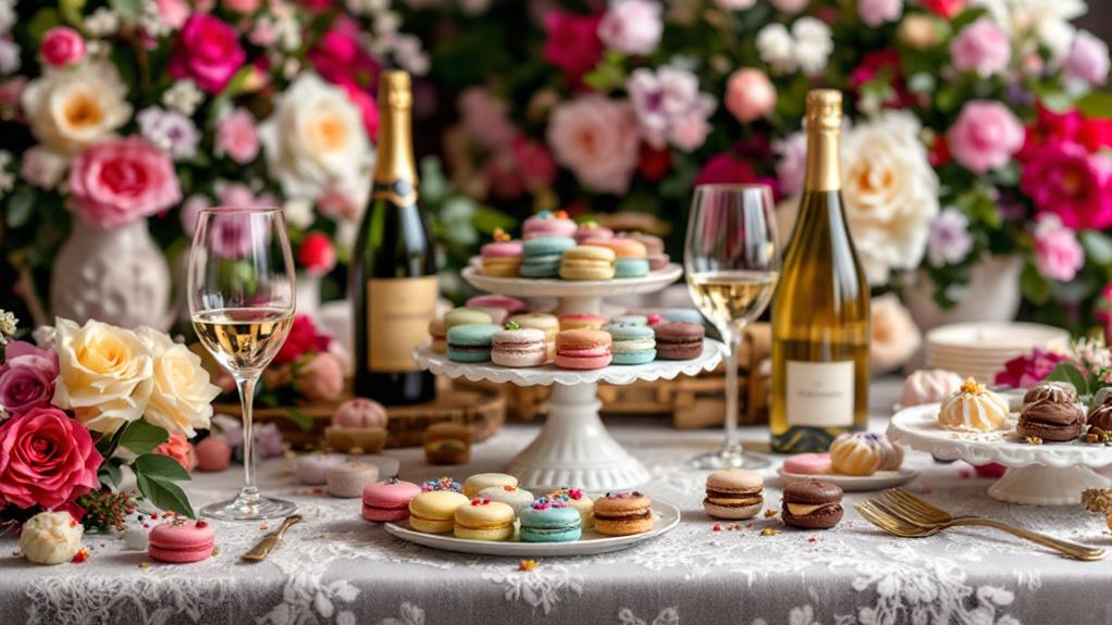 delectable desserts exquisite wines matched