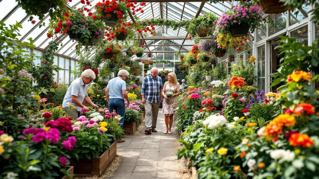 tour plant greenhouse flowers