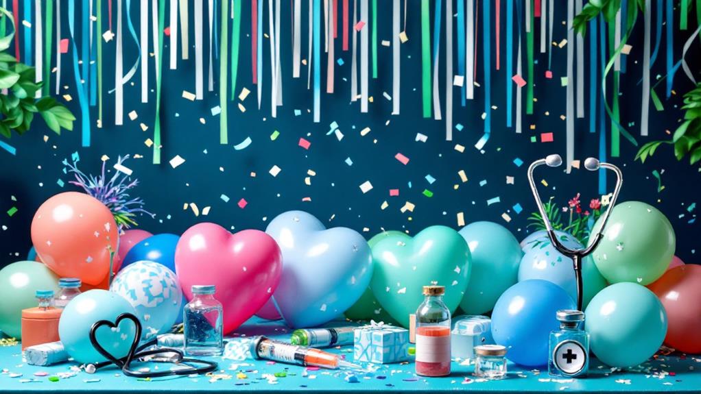 celebrating career milestone with friends