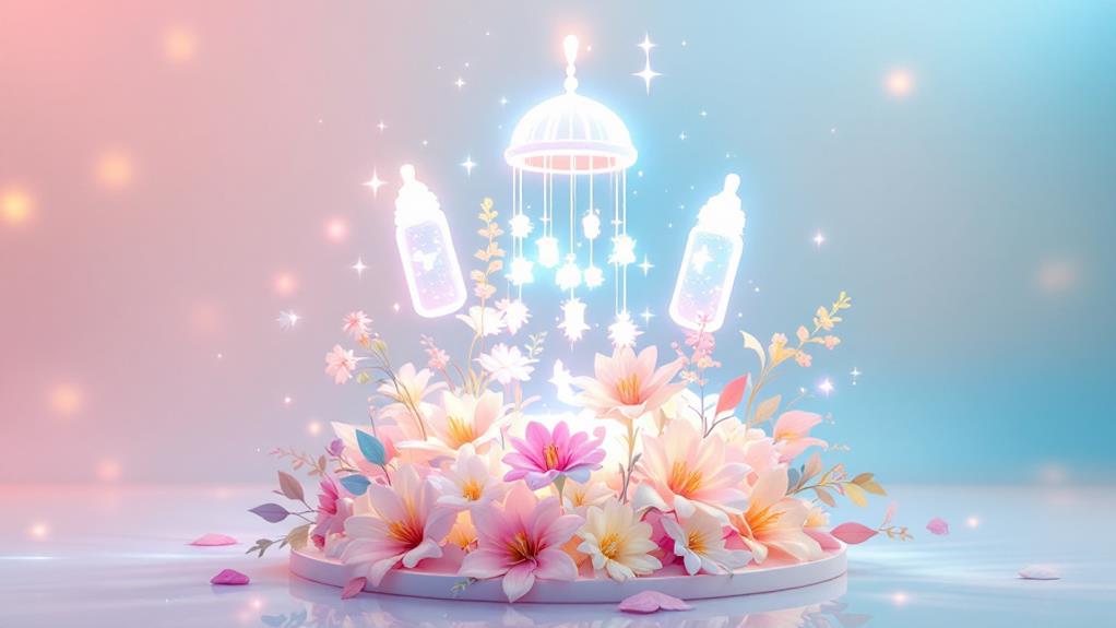 decorative virtual showering experience