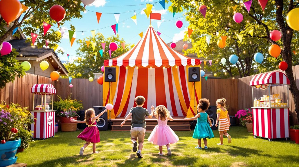 festive music and sounds