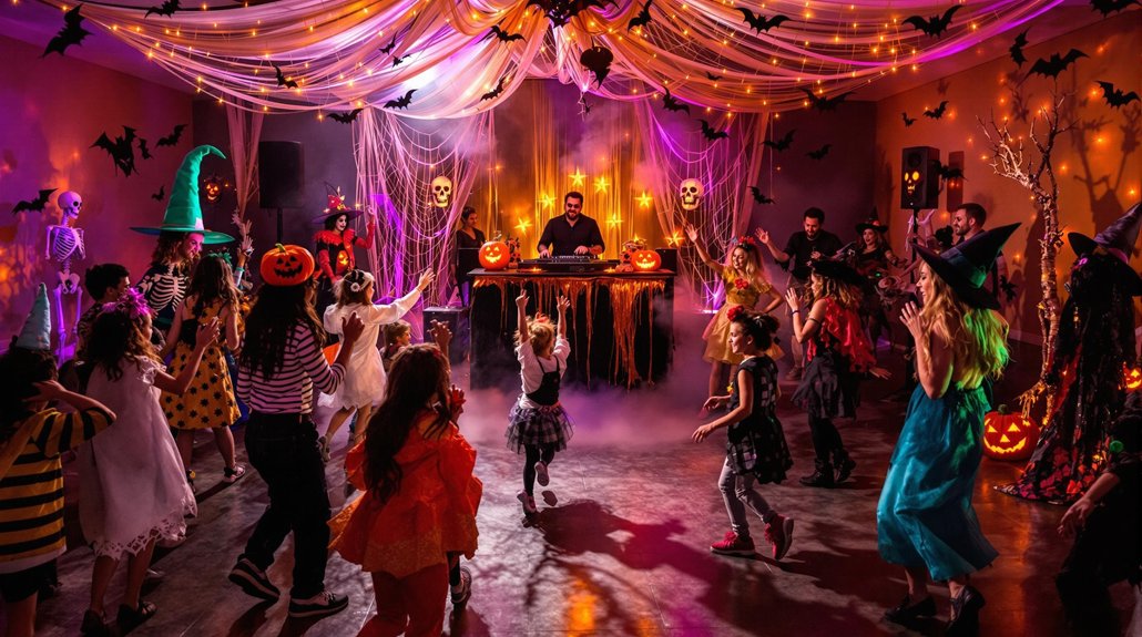 halloween costumes and music