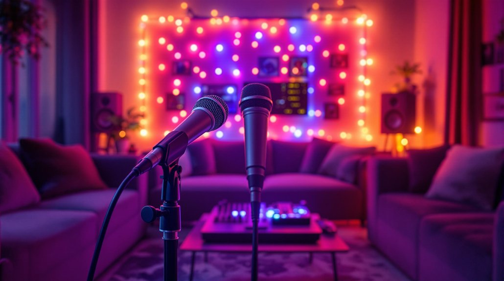 microphone setup for performance