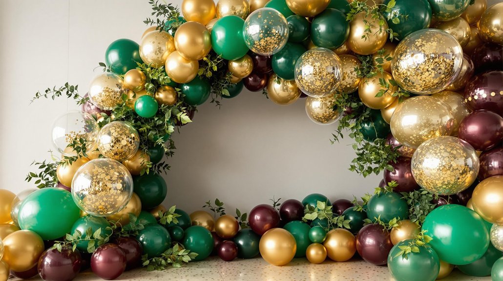 elegant balloon display design