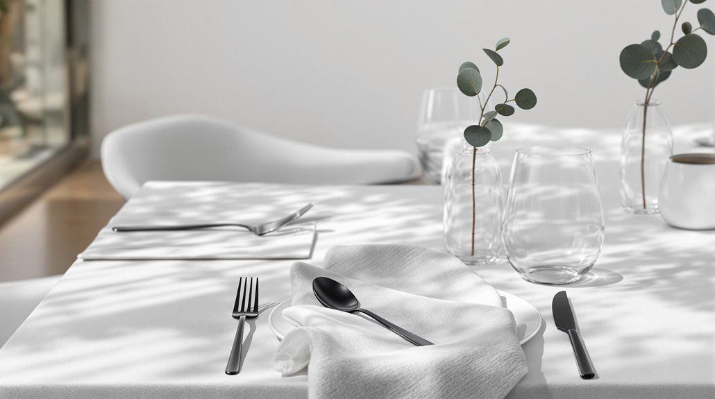 subtle accents enhance decor