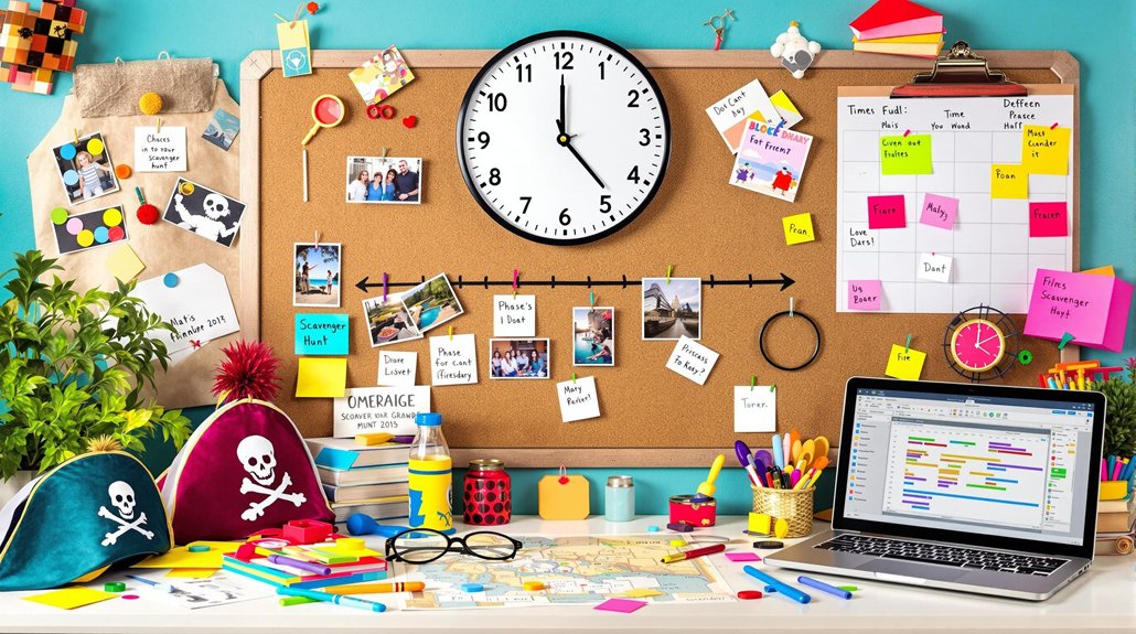 adventure timeline creation process