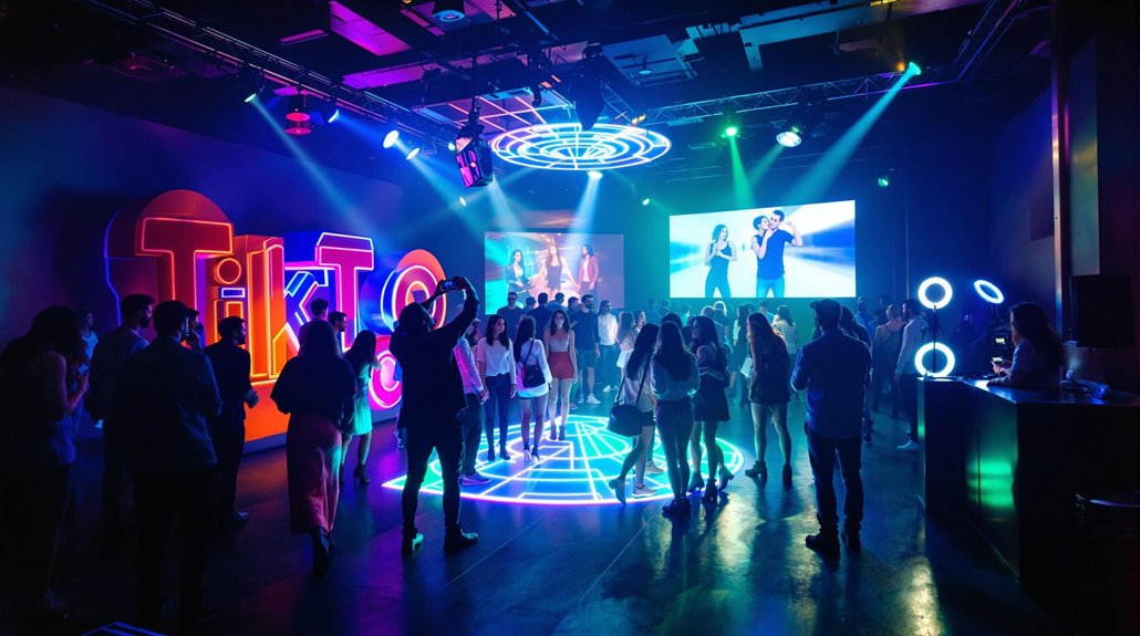 tiktok themed party venue