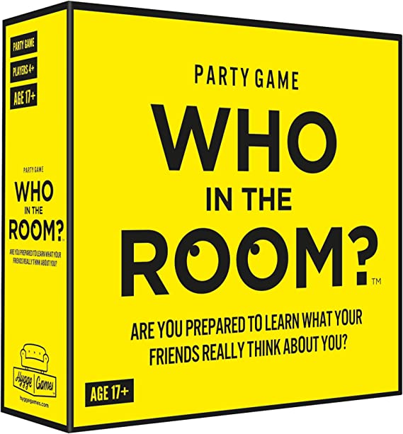 Who in the Room” party game set