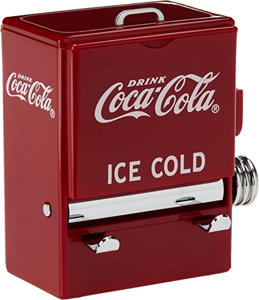 Coca-Cola vending machine-looking toothpick dispenser