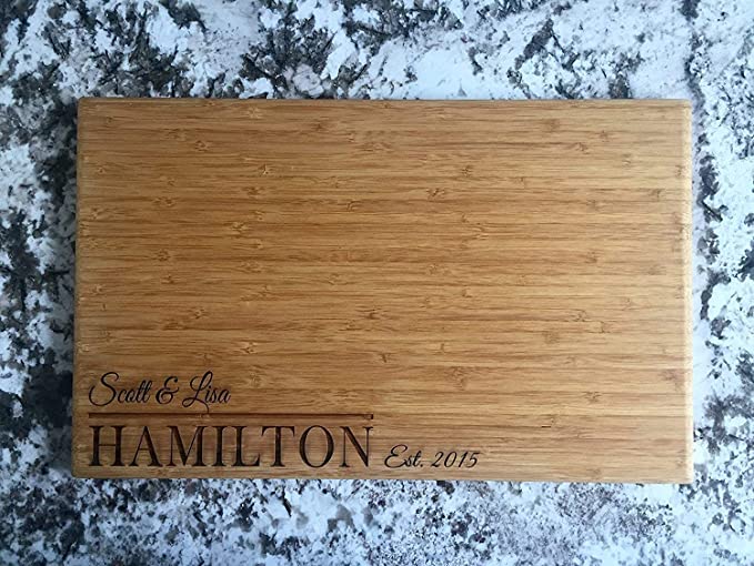 Personalized by Name Cutting Board for Kitchen by Qualtry