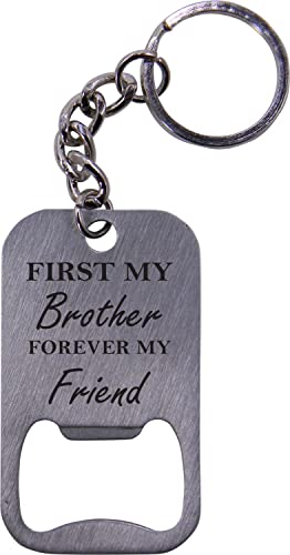 CustomGiftsNow First My Brother Forever my Friend Bottle Opener